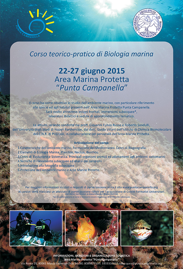 Corso teorico-pratico di Biologia Marina - 2014