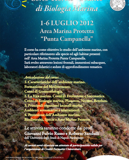 Corso teorico-pratico di Biologia Marina 2012
