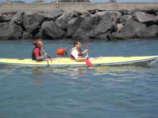 A scuola di canoa con il parco marino