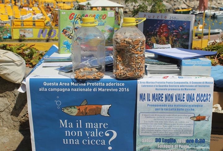 Giornata di pulizia delle spiagge di Puolo dalle cicche di sigaretta