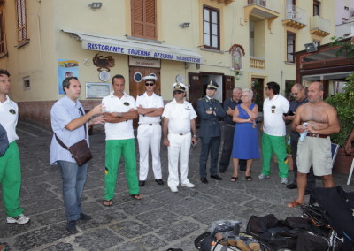 Pulizia dei fondali di Marina Grande, Sorrento