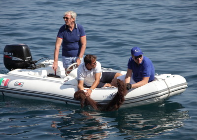 Pulizia dei fondali di Marina Grande, Sorrento