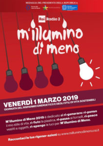 Campagna "M'Illumino di meno 2019"